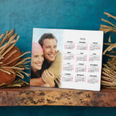 2020年予定表写真 フォトプラーク (側面)