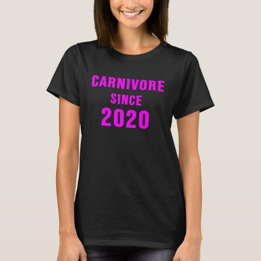 2020年以来の肉食動物1 Tシャツ (正面)