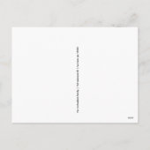 2020年写真付き新年の挨拶カードのテンプレート シーズンポストカード (裏面)