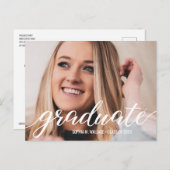 2020年写真高校卒業 案内ポストカード (正面/裏面)
