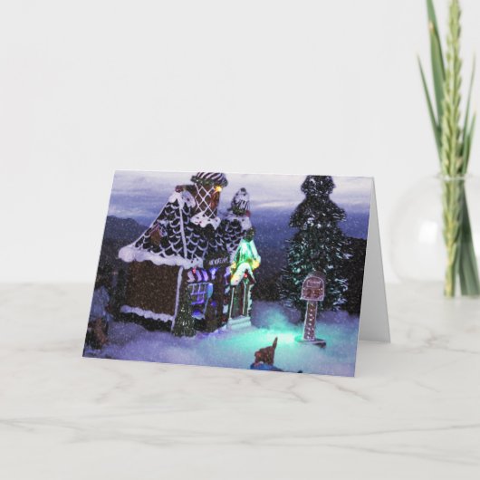 2020年冬の不思議な雪景色 カード (正面)