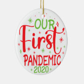 2020年初のパンデミック セラミックオーナメント (右)