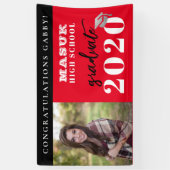 2020年卒業おめでとう 横断幕 (縦)