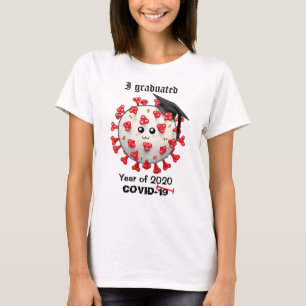2020年卒業コロナウイルスCOVID-19卒業 Tシャツ