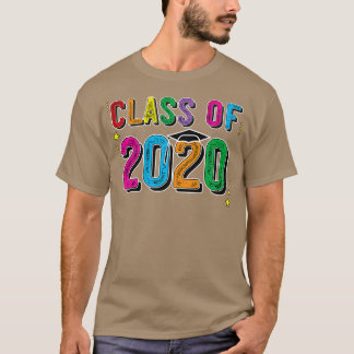2020年卒業シニアのクラス私と一緒に成長 Tシャツ
