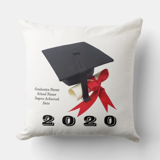 2020年卒業日のクラス（1月20日～20日） クッション (正面)