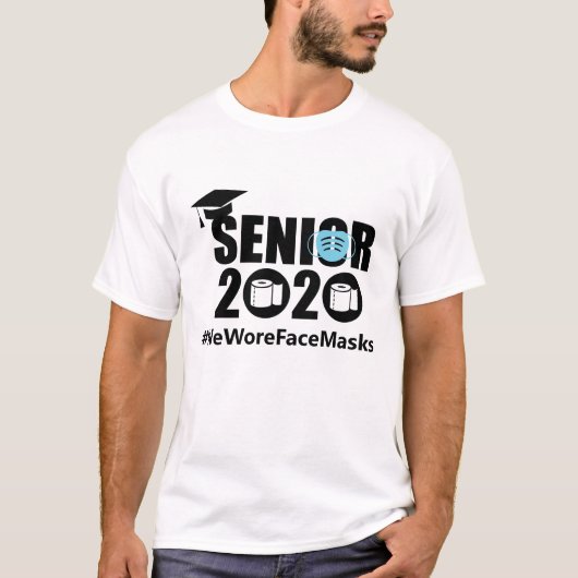 2020年卒業生 #私たちはマスクをした Tシャツ (正面)