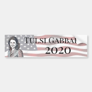 2020年大統領候補のタルシ・ガバール バンパーステッカー