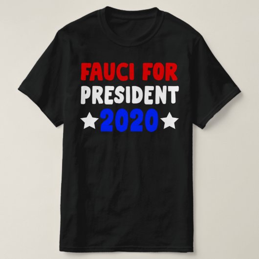 2020年大統領候補のフォッチ Tシャツ (デザイン正面)