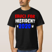 2020年大統領候補のフォッチ Tシャツ (正面)
