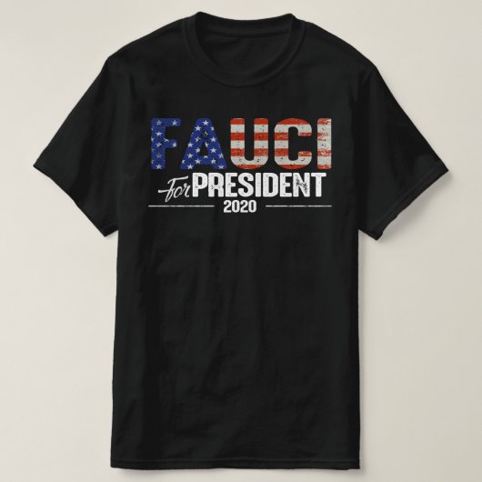 2020年大統領候補のフォッチ Tシャツ (デザイン正面)