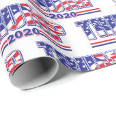 2020年大統領用ドナルド・トランプ ラッピングペーパー (ロールコーナー)
