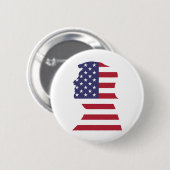 2020年大統領用ドナルド・トランプ 缶バッジ (正面&裏面)