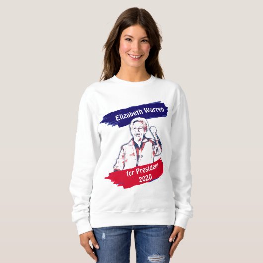 2020年大統領選挙のためのエリザベス・ウォーレン スウェットシャツ (正面フル)