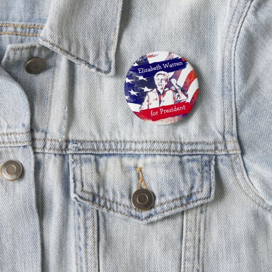 2020年大統領選挙のためのエリザベス・ウォーレン 缶バッジ (インサイチュ)