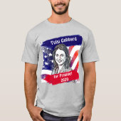 2020年大統領選挙のためのトルシ・ガバール Tシャツ (正面)