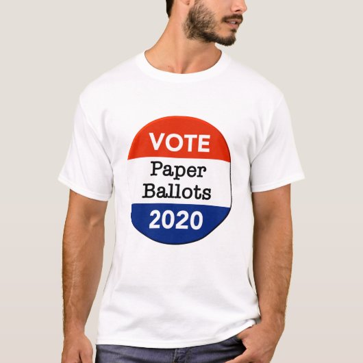 2020年大統領選挙の投票用紙 Tシャツ (正面)