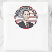 2020年大統領選挙サポートのためのジュリアン・カストロ ラウンドシール (バッグ)