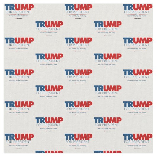 2020年大統領選挙トランプ ファブリック (クローズアップ)