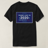 2020年失ったトランプ。君は教団に属している。ステッカー Tシャツ (デザイン正面)