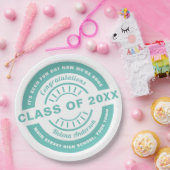 2020年度または任意の年度の卒業テンプレート ペーパープレート (パーティー)