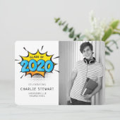 2020年度パーティー漫画図書タイポグラフィおもしろい研究科 サンキューカード (スタンド正面)