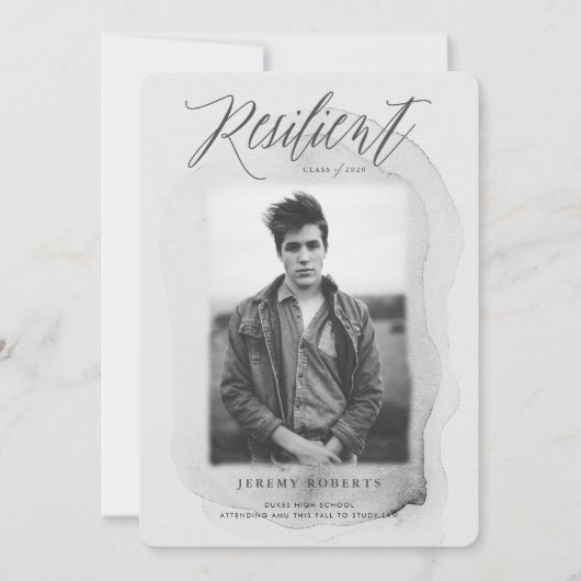 2020年度卒業のお知らせ 招待状 (正面)