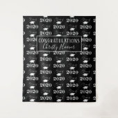 2020年度卒業クラス スクリプト フォト プロップ タペストリー (正面)