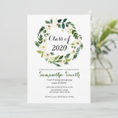 2020年度卒業式招待状 招待状 (スタンド正面)