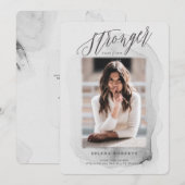 2020年度 強い卒業生の卒業発表 招待状 (正面/裏面)