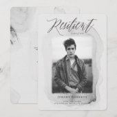 2020年度 強い精神の卒業生向け 卒業おめでとうのご案内 招待状 (正面/裏面)