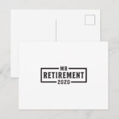 2020年引退 祖父へのプレゼントアイデア ポストカード (正面/裏面)