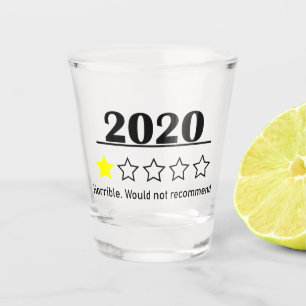 2020年恐ろしい批評 ショットグラス
