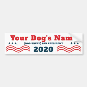 2020年愛国者大統領のためのお前おもしろいの犬 バンパーステッカー