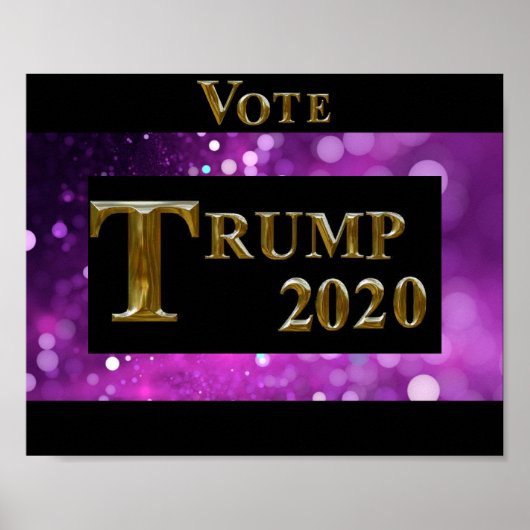 2020年投票トランプ ポスター (正面)
