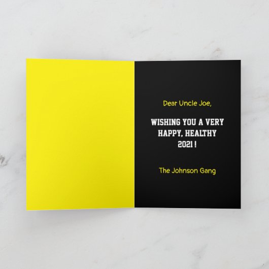 2020年数学問おもしろい題写真 シーズンカード (内部)