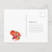 2020年新中国の年ラットホリデーカード ポストカード (裏面)