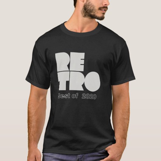 2020年最高のレトロ Tシャツ (正面)