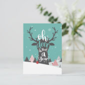 2020年検疫 クリスマスなんていい年だわ シーズンポストカード (スタンド正面)