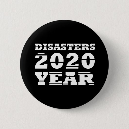 2020年災害 缶バッジ (正面)