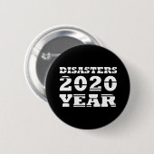 2020年災害 缶バッジ (正面&裏面)