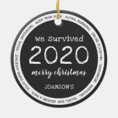 2020年生き延び名グレイ セラミックオーナメント (裏面)