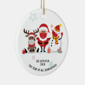 2020年生き延び記念号を検疫 セラミックオーナメント (右)