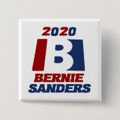 2020年社長兼Bernie Sanders 缶バッジ (正面)