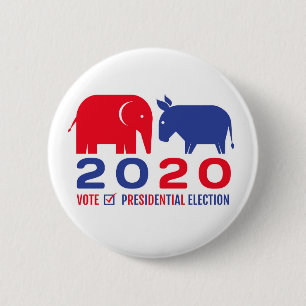 2020年米国選挙のボ大統領のタン 缶バッジ