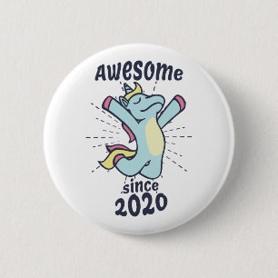 2020年素晴らし以来 – Unicorn子供の誕生日 缶バッジ