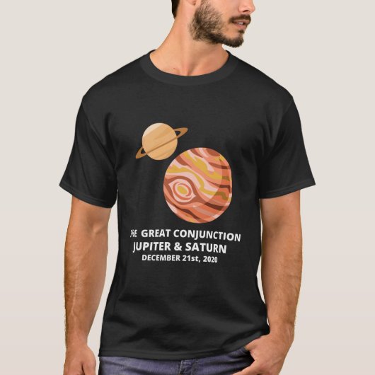 2020年素晴らし木星と土星計画 Tシャツ (正面)