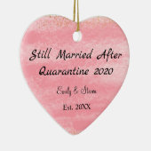 2020年結婚した検疫オーナメント後 セラミックオーナメント (右)