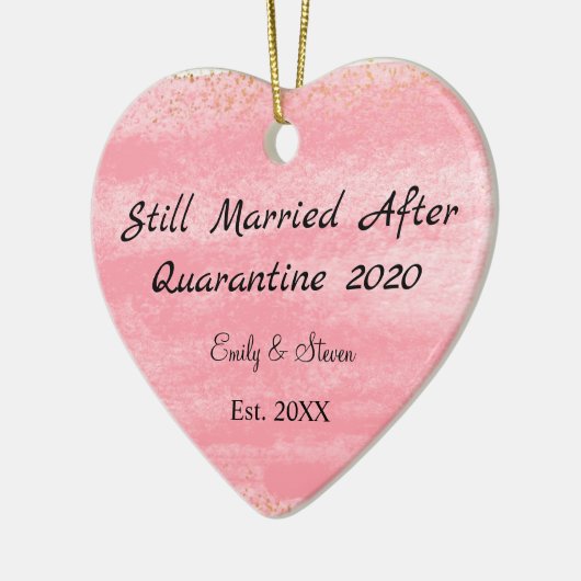 2020年結婚した検疫オーナメント後 セラミックオーナメント (左)