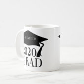 2020年記念パーソナライズされた種 コーヒーマグカップ (正面左)